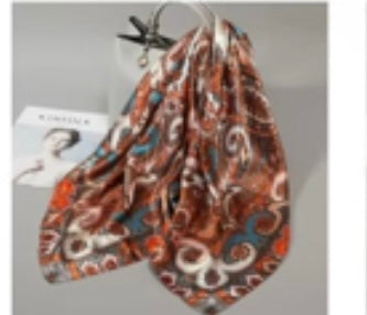 Luxè22Co Pure Silk Head Scarf