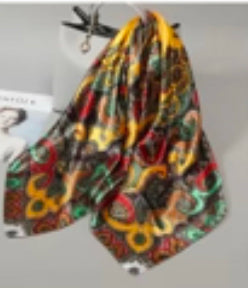 Luxè22Co Pure Silk Head Scarf