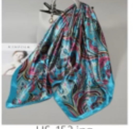Luxè22Co Pure Silk Head Scarf