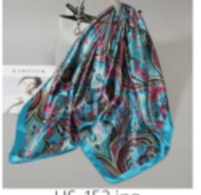 Luxè22Co Pure Silk Head Scarf