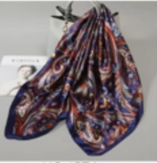 Luxè22Co Pure Silk Head Scarf