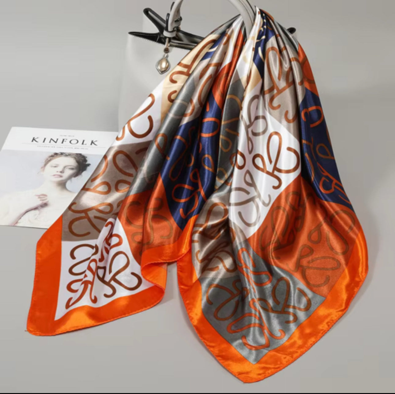 Luxè22Co Pure Silk Head Scarf